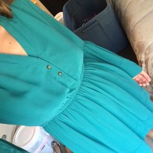 Pretty turquoise boho dress